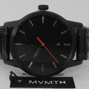 MVMT Men's Classic II Black Stainless Steel Bracelet Watch 44mm